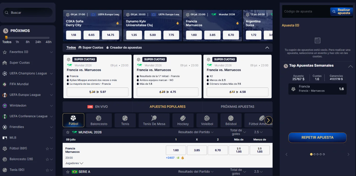 Cazeus Casino Apuestas Deportivas y eSports